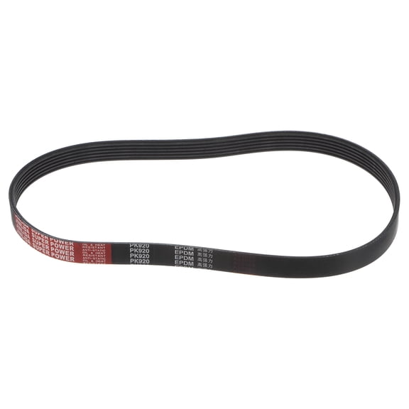 6PK920 V-Ribbed Belt 6 Ribs 920mm Length x 21mm Width x 5mm Height, EPDM Micro V Serpentine Belt