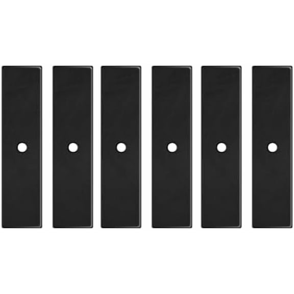 6Pack 2059 Edger Blades 2 x 9 x 1/2" Center Hole Universal Edging Blade Replacement, Lawn Edger Blade 9 inch Compatible with Mclane 2059 2059-9, Craftsman 85755, Rotary 6262