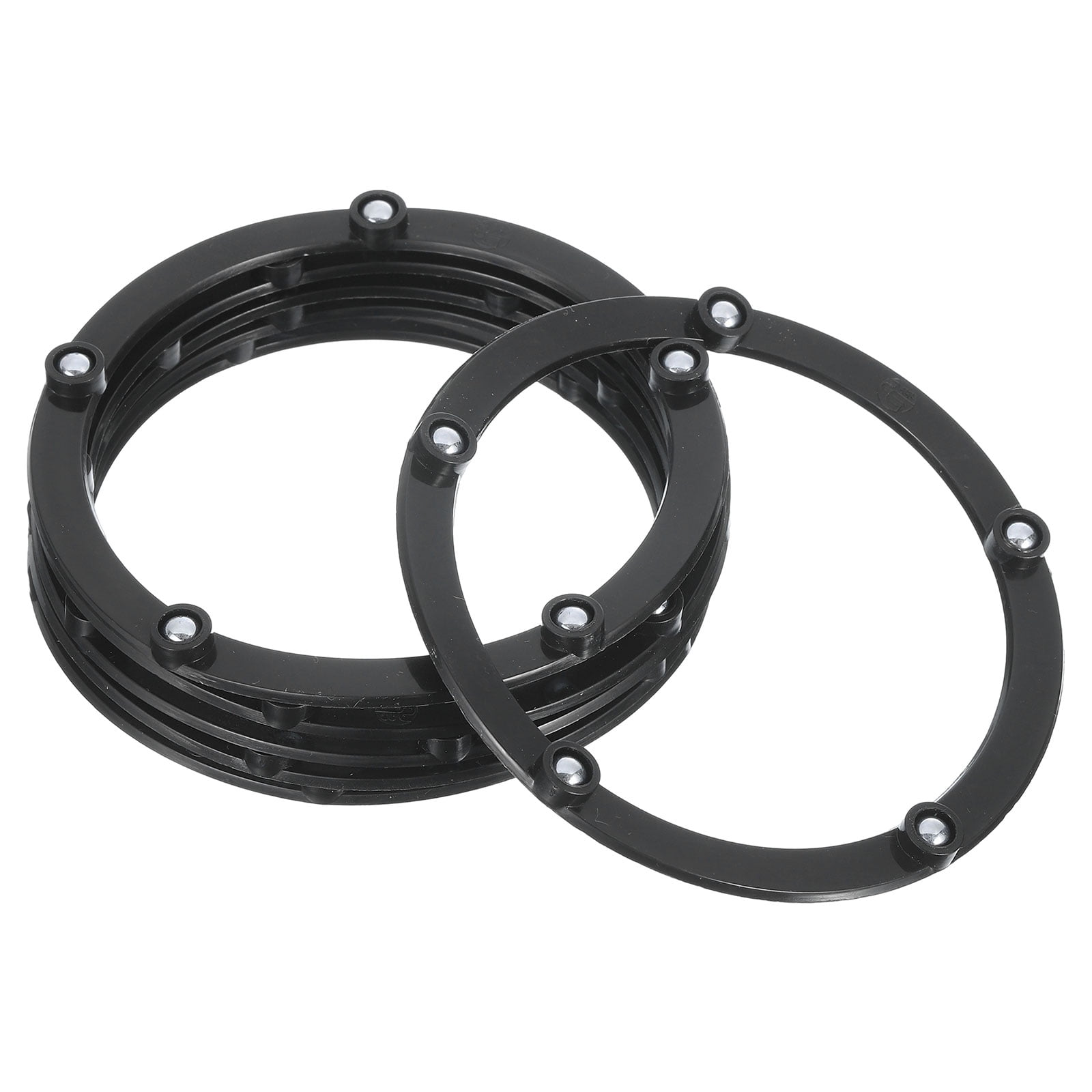 6Pack 4 Inch Rotating Swivel Stand with Steel Ball Bearings, Black, 5 ...