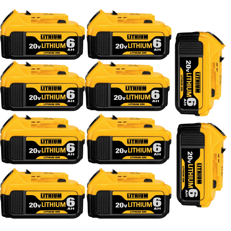 Battery Charger Dewalt 20v Max Battery Dcb 1-4Pack 20 Volt 6/9AH