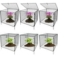 6Pack Chicken Wire Cloche,Large Plant Protectors with Covers from