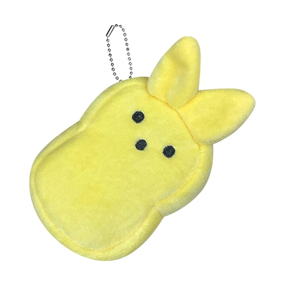 6Pack Easter Basket Stuffer Cute Peep-s Wallet Small Coin Purse Easter Bunny Purse Kawaii Bag Bunny Backpack Plush Stuffed Animal Easter Bags Easter Bunny Purse Easter Plush Easter Bunny Purse