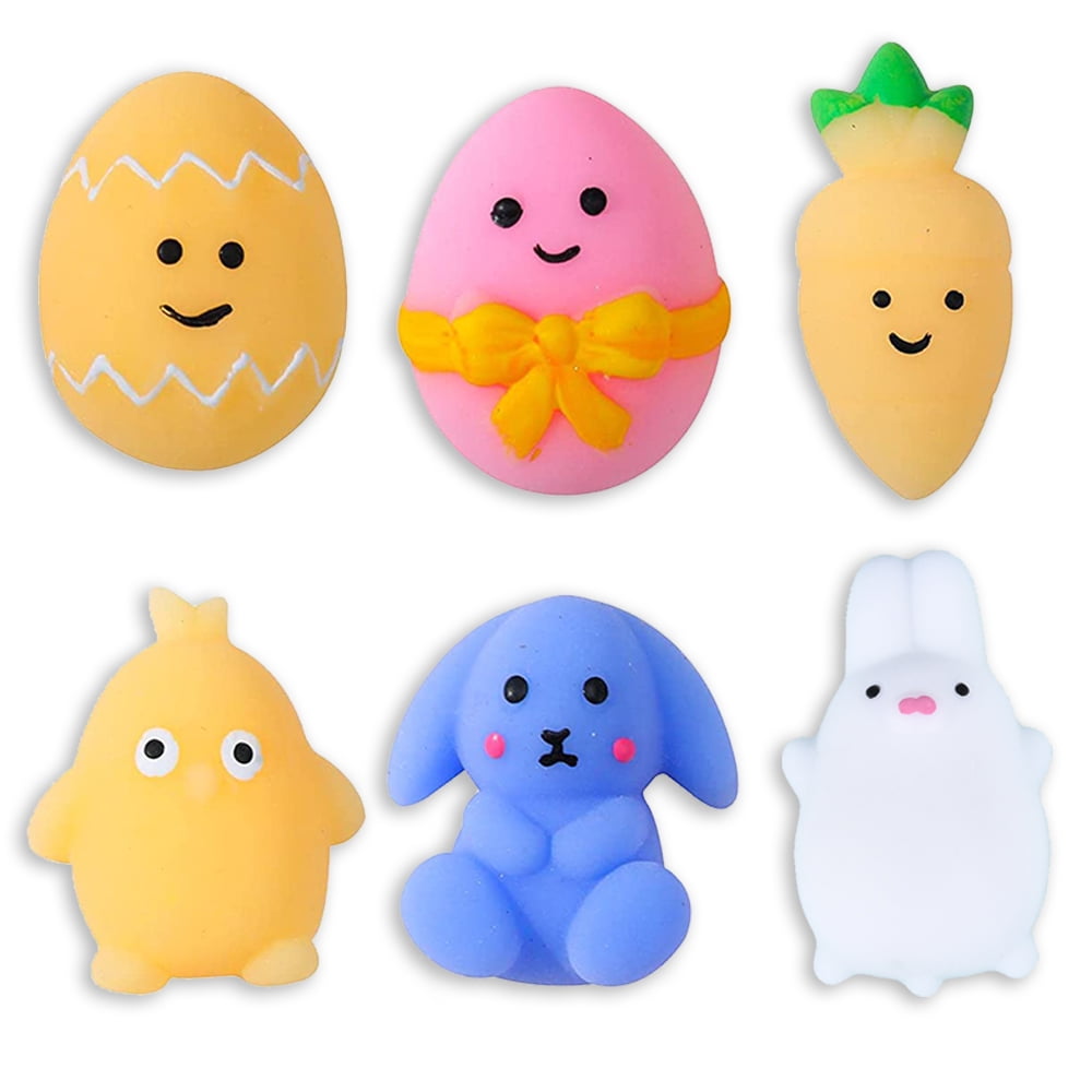 Mochi Squishy Toys Filled Easter Eggs 28Pcs Stress Reliever Party