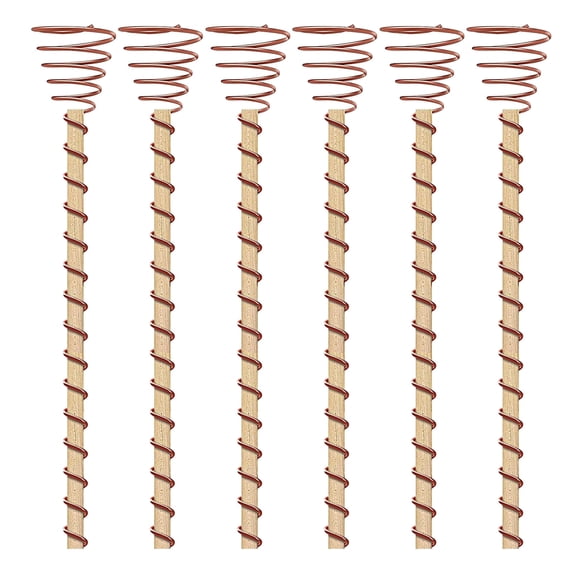 6Pack Electroculture Copper Garden Stakes – Boost Plant Growth Naturally, Support Vegetables, Herbs & Flowers with Easy Installation