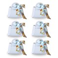 thumbnail image 1 of 6Pack Exquisite Simple Handbag with Handle Gift Box Beautiful Leather Gift Bag, Wedding Candy Box Birthday Party Favor Boxes-wathet, 1 of 5