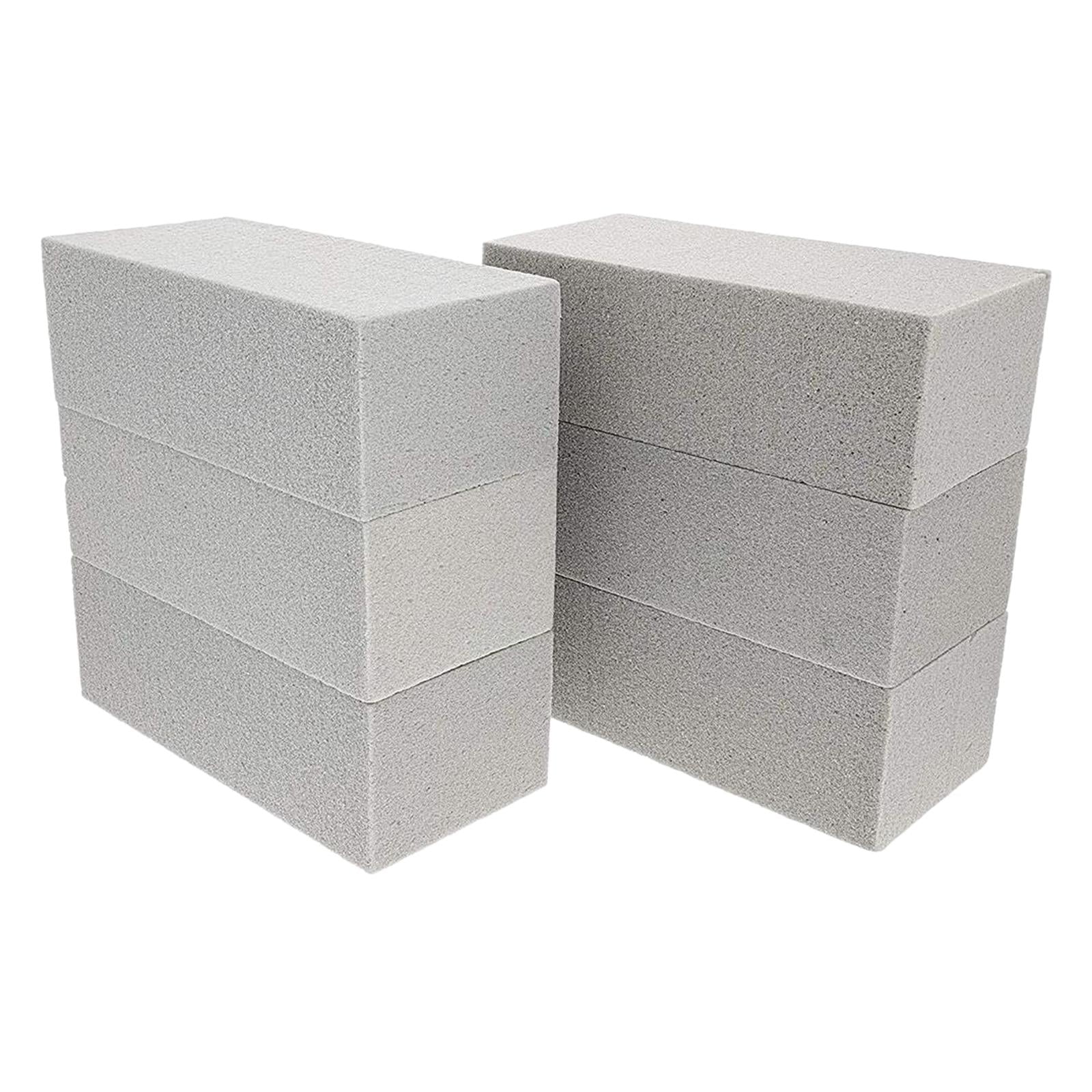 6Pack Foam Brick dryinginginginginging/ Flower Craft Decorations Gray