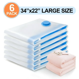 Ebuy4less 10 Packs Large Space Saver Vacuum Seal Storage Bags + Carry on  Toiletry Pouch Bags - Quantity Deal