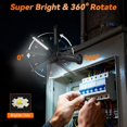 6Pack Magnetic Rechargeable LED Work Light/Flashlight for Mechanics ...