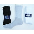 thumbnail image 1 of 6Pack Men's Big & Tall 13-15 Diabetic Crew Socks, 1 of 1