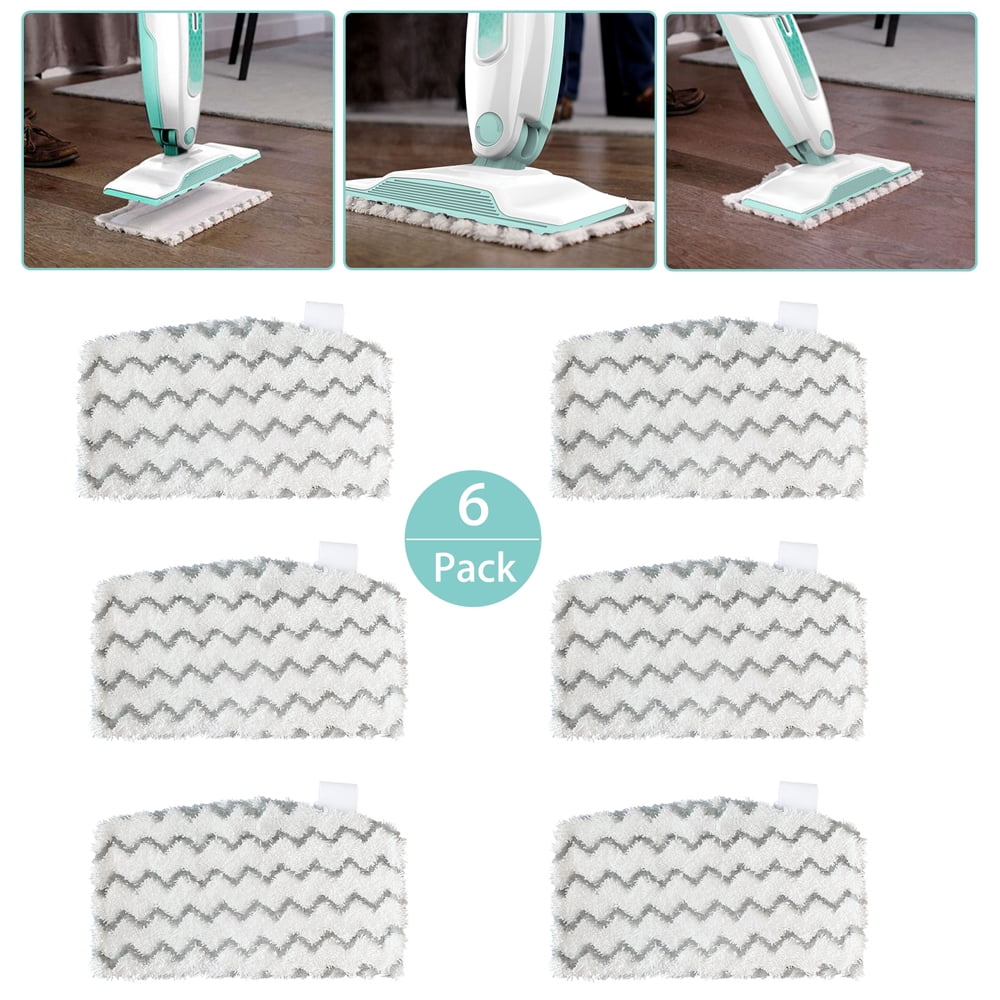 2-Pack Washable Steam Mop Pads For Shark S1000 Series - Microfiber, Dirt Grip Tech, All Floor Types