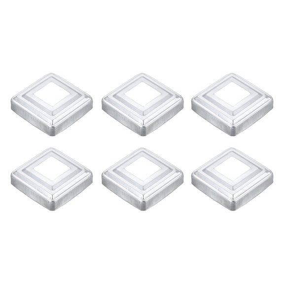 6Pack Post Base Cover, 3x3 Metal Integral Style Post Skirt Porch Column Wrap(1.2x1.2)