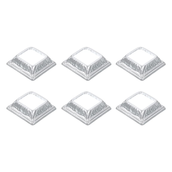 6Pack Post Base Cover, 3x3 Metal One-Piece Post Skirt Porch Column Wrap(1.5x1.5)