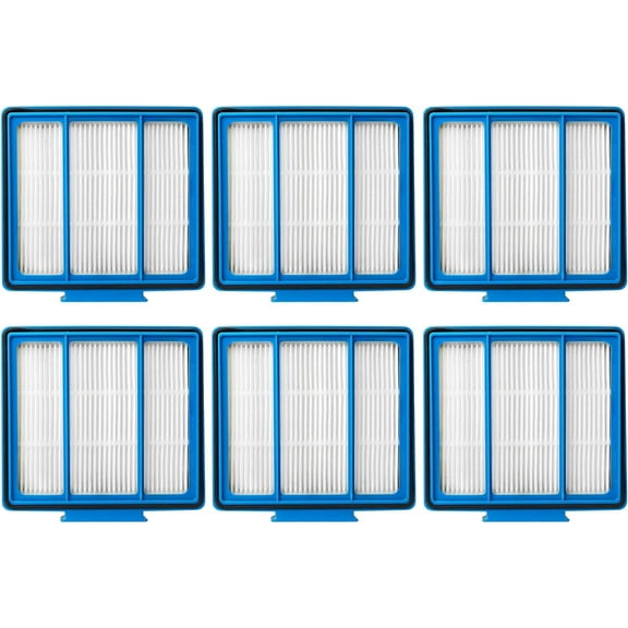 6Pack RVFFK950 1172FK870 Replacement HEPA Filter for Shark ION, IQ, EZ, AI Series Vacuum Cleaner RVFFK950 1172FK870 RV1001AE RV101 RV1001 AV970 AV993 RV912S AV1002AE AV753 UR1000SR AV752 by