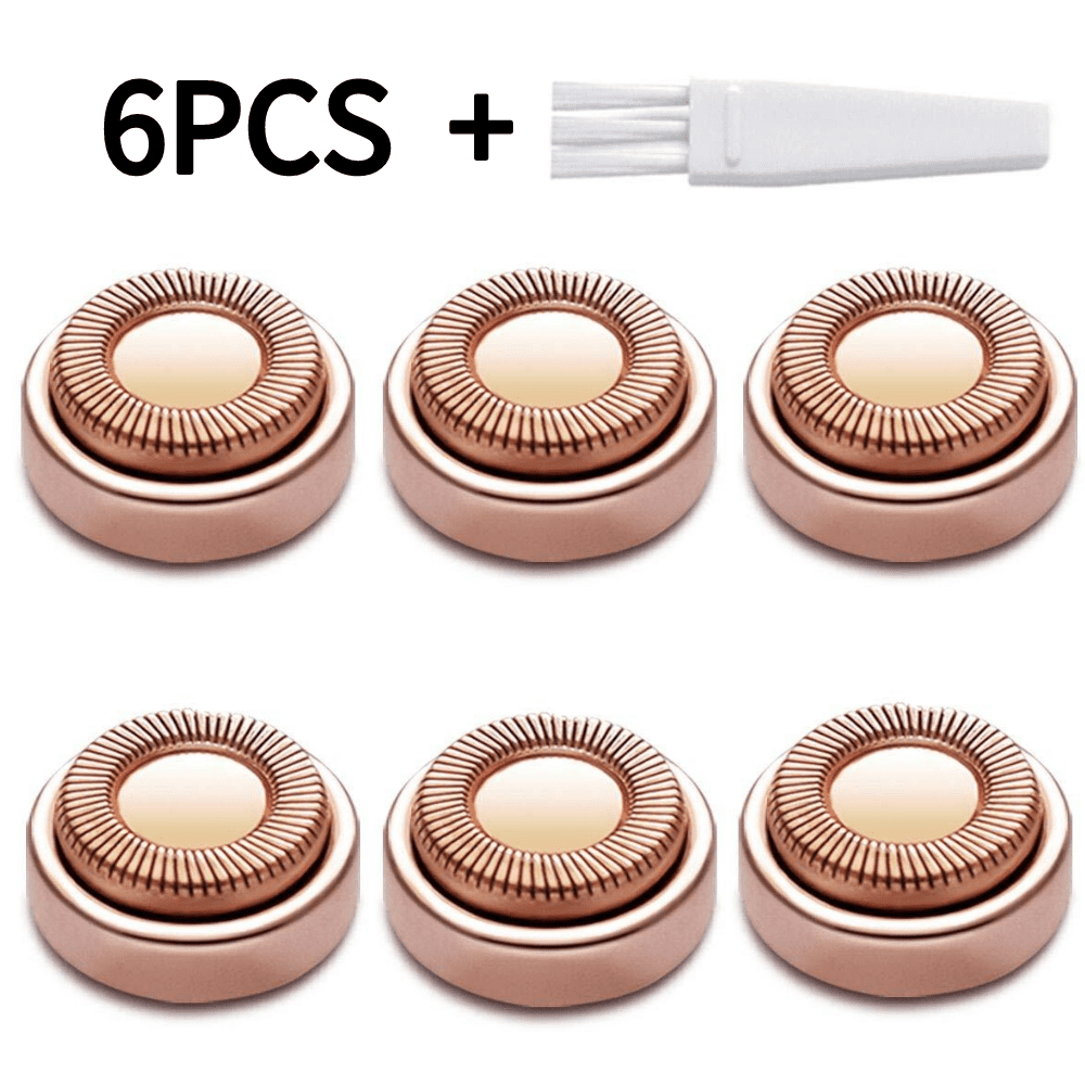 6Pack Flawless Women's Replacement Heads for Finishing Touch Facial