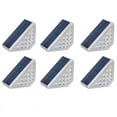 6Pack Solar Step Lights for Outside Waterproof, Outdoor Deck Steps
