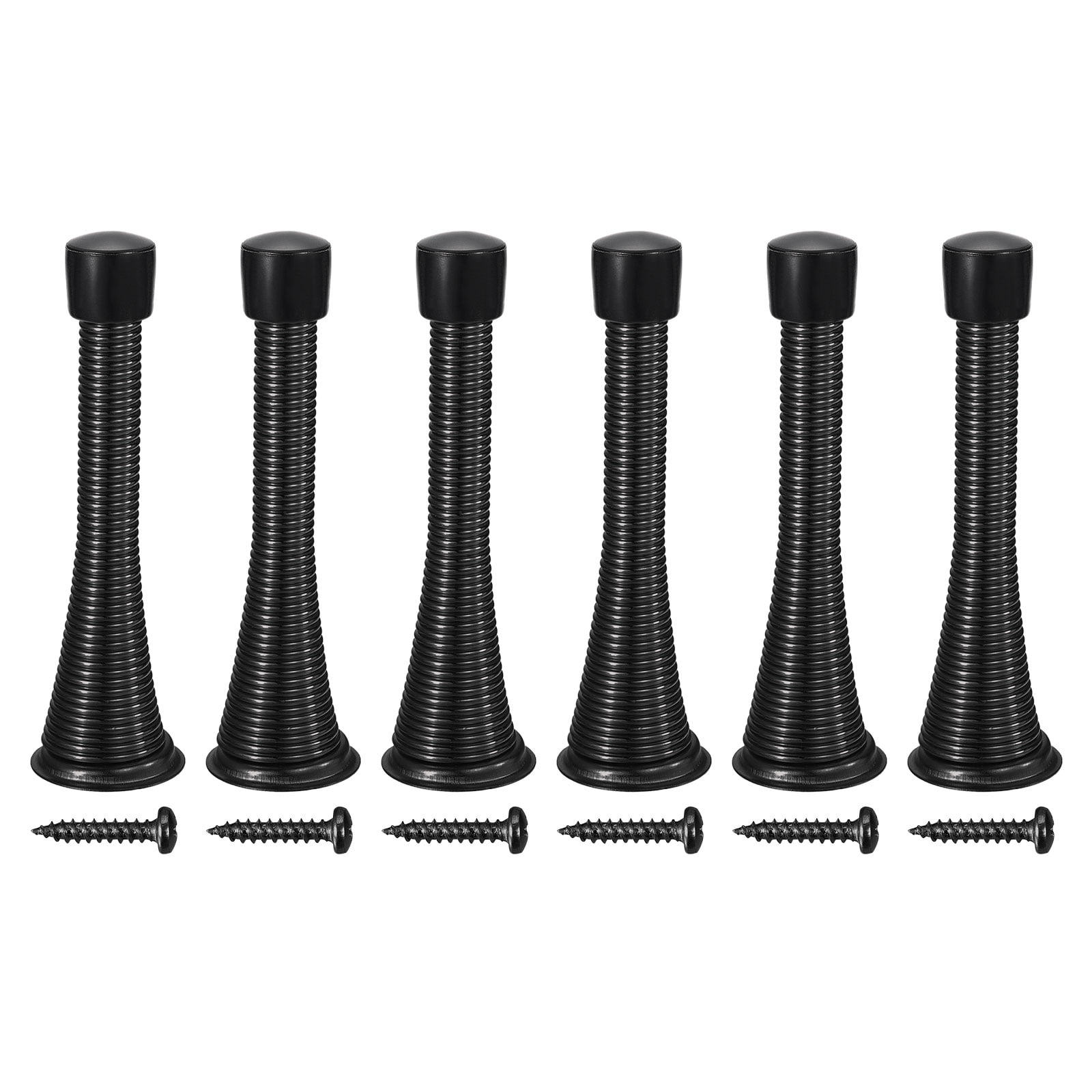 6Pack Spring Door Stopper, 3-1/8