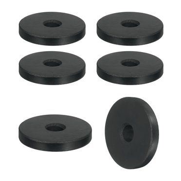 80 Pcs 1 1/2 Inch OD X 3/8 Inch ID X 1/4 Inch Thickness Rubber Spacer Flat Rubber Bushings Neoprene Rubber Washers For Screws Bolts Faucet Household Appliances