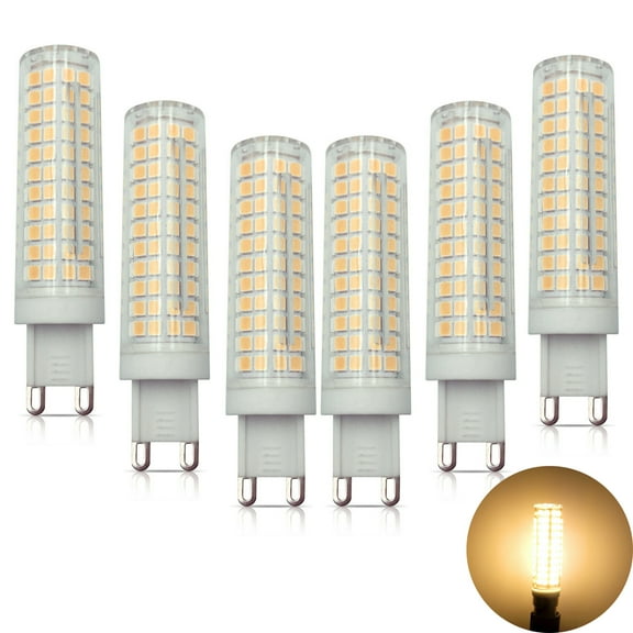 6Pack of G9 136-2835 Warm white SMD LED Bulb Chandelier Lamp Capsule Light Bulbs