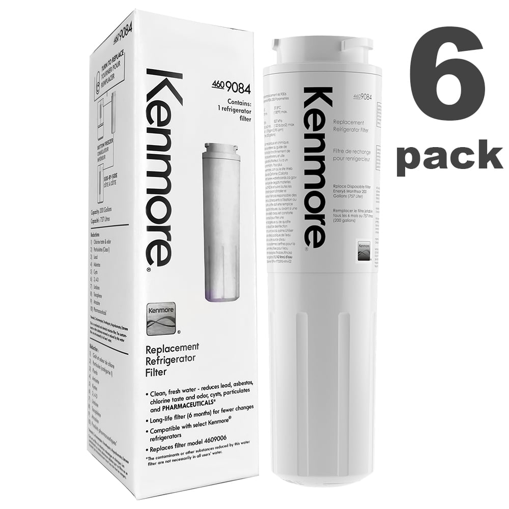 6Packs Refrigerator Water Filter Kenmore 9084 UKF8001 Replacement for