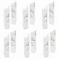 thumbnail image 1 of 6Pairs Tilt Latch,Plastic Construction Window Latch Replacement,Snap-in Pairs Spring Loaded Lock, 1 of 6