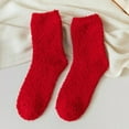 thumbnail image 1 of 6Pairs Women Ladies Soft Fluffy Bed Socks Winter Warm Lounge Slipper Fleece Sock, 1 of 6