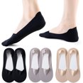 thumbnail image 1 of 6Pairs Women No Show Socks Ultra Low Cut Liner Socks Ice Feeling socks Non-slip Liner Invisible Hidden Thin Socks, 1 of 4