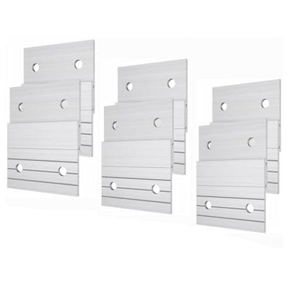 8-Piece French Cleat Picture Hanger Set - 2/4/6 Inch Aluminum Z Bar Mounts For Heavy Mirrors & Art