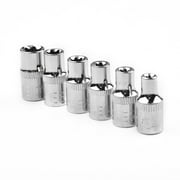 6Pc 1/4 Inch Torx Star Female Bit E Socket Set E4 E5 E6 E7 E8 E10 Hand Tools