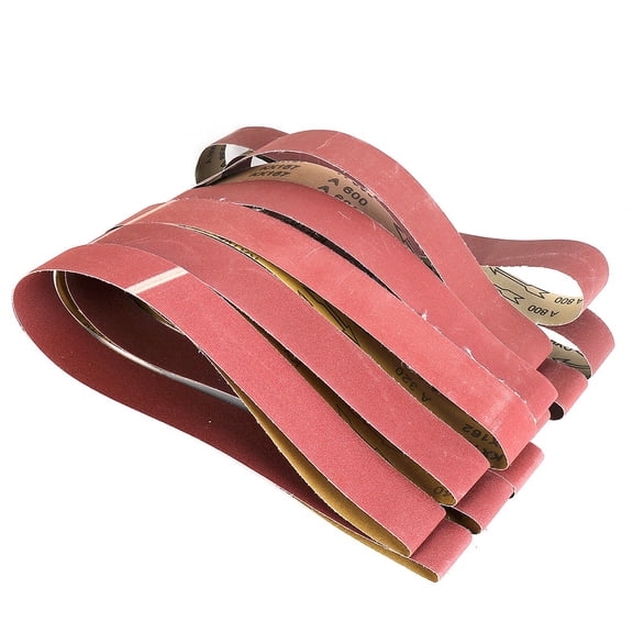 6Pc 2" X 72" Fine Grit Sanding Belt Sandpaper Sander Abrasive Band 5X182Cm