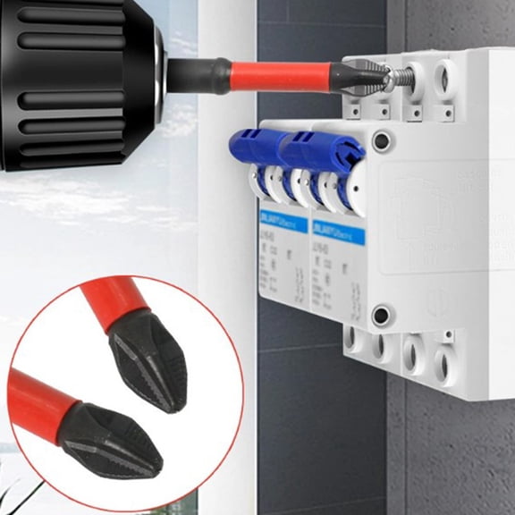 6Pc 25-150Mm Magnetic Non-Slip Batch Head Ph2 Cross Screwdriver Set Hex Shank