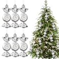 thumbnail image 1 of 6Pc Clearance Under $3 Christmas Lollipop Ornaments Tree Decor For Tree, Plastic Silver Candy Ornament Silver, 1 of 9