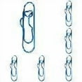 thumbnail image 1 of 6Pc Colored Metal Pen Clip Paperclip Blue *6 Six Colored Metal Pen Clips Paperclipsblue*6,Office Stationery, 1 of 9