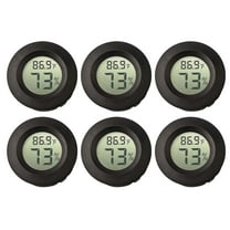 6Pc Digital Hygrometer Mini Thermometer Luftfeuchtigkeit Temperaturmesser Slim