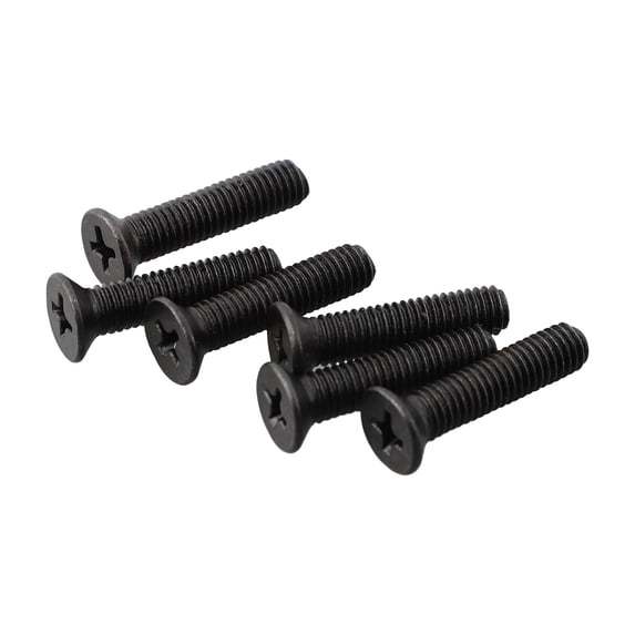 6Pc Fixing Screw M5/M6 22Mm Left Hand Thread for Unf Drill Chuck Shank Adapter M5X22Mm
