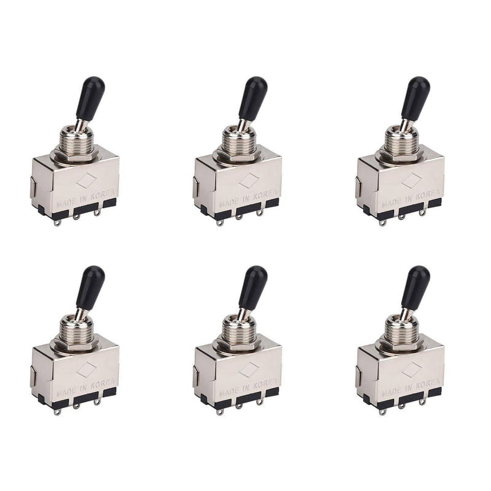 Gitarre 3-Wege Toggle Switch Pickup Schalter, Professionell Metall Pickup Schalter Gitarren-Zubehör für LP Style E-Gitarre Gitarre 3-Wege Toggle Switch Pickup Schalter, Professionell Metall Pickup Schalter Gitarren-Zubehör für LP Style E-Gitarre