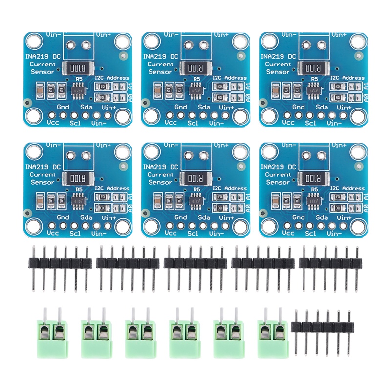 6Pc MCU219 INA219 I2C BiDirectional DC Current Power Supply Sensor