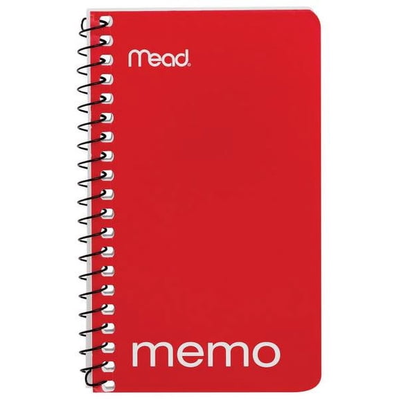 6Pc Mead 3\"x5\" Memo Book