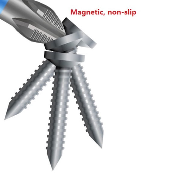 6Pc New Screwdriver Bit Anti Slip Bits Non-Slip Ph1 Pz1 Ph2 Pz2 Ph3 Pz3 Alloy Steel Fangkenuo
