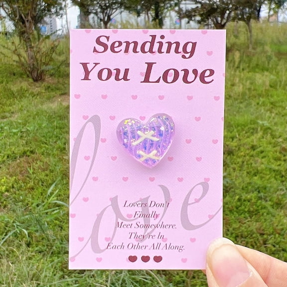 6Pc Pocket Diy Love Card Decoration Gift For Valentine's Day Hug Card Party Supplies, Cross-Border Valentine's Day Gifting For Children Friends Lovers, Ideal Diy Craft Gift For