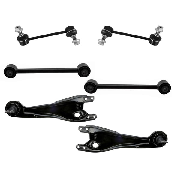 6Pc Rear Lower Suspension Control Arms for 2003-2008 Honda Pilot 52345S0XA01