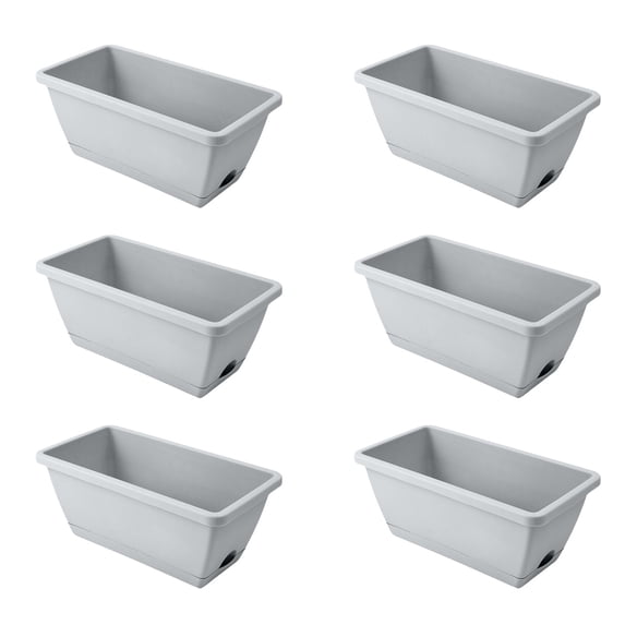 6Pc Seedling Pot,Vegetable Planting Pot Plastic Flower Pot Balcony Vegetable Planting Trough Clearance Sale