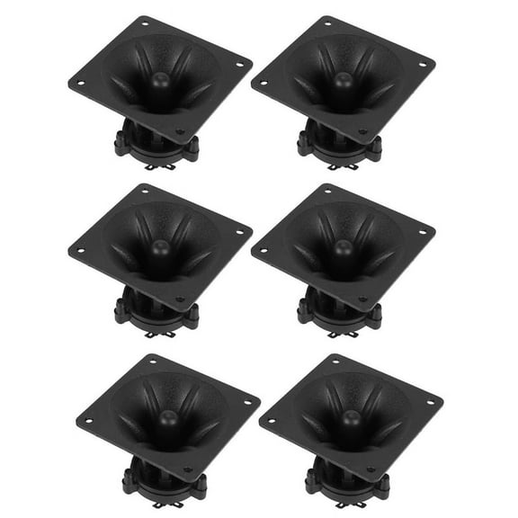 6Pc Tweeters Piezoelectric Tweeter Loudspeaker Ceramic Buzzer Treble Square Audio Speaker