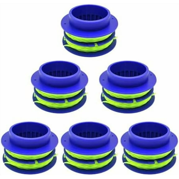 6Pcs 0.080" 16Ft KLS 124-03 String Trimmer Spool Line Compatible with Kobalt 24-Volt Max KST 1124B-03,KST 2024A-03,KST 2224B-03,KST 4024A-03 Trimmer