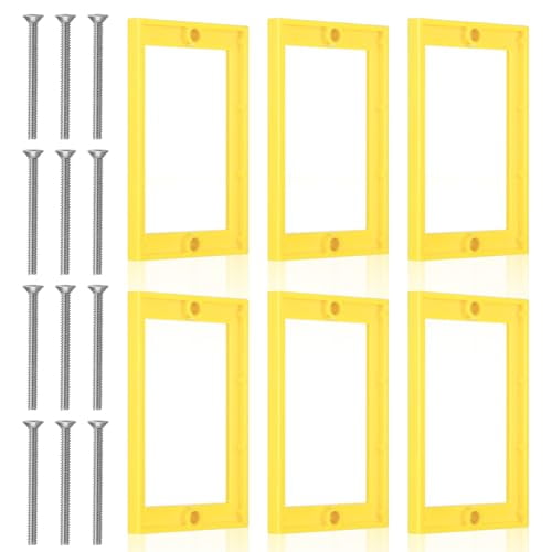 4pcs 1/2 Inch Single Gang Outlet Box Extender, Electrical