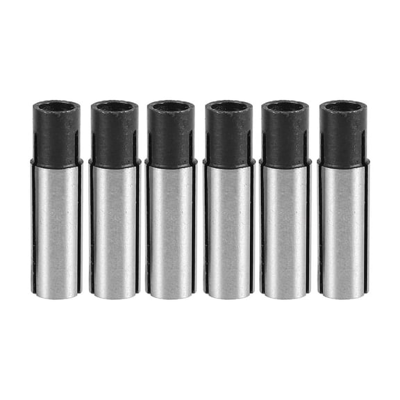 6Pcs 1/4 Inch to 1/8 Inch Cnc Engraving Bit Router Adapter Convert for Engraving Machine Tool