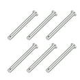 thumbnail image 1 of 6Pcs 1/4" x 2-3/16" Single Hole Clevis Pins, 304 Stainless Steel Flat Head Pins, 1 of 6