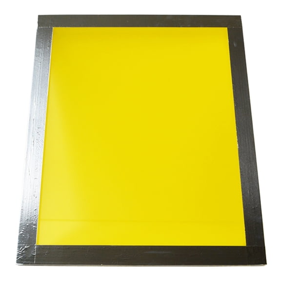 6Pcs 10"*14" Aluminum Silk Screen Frame Fabric Silk Screen Printing with 200 Mesh (80T) Yellow DIY