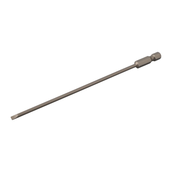 6Pcs 100/150Mm Slotted Screwdriver Bit Set /4\'\' Hex Shank Magnetic Flat Head Screw Driver Screwdriver Bits Sl2 Sl2.5 Sl3 Sl4 Sl5 Fangkenuo