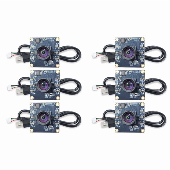 6Pcs 100 Degree Camera Module 1MP OV9732 1280x720 USB Free Driver Manual Focus with 1 Meter Cable for WinXP/7/8/10