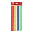 thumbnail image 1 of 6Pcs 12Inch Colorful Clear Rulers with Inches Centimeters Scale Math Ruler, 1 of 8